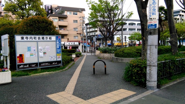 カウンセリングルームまでの風景（途中の公園）